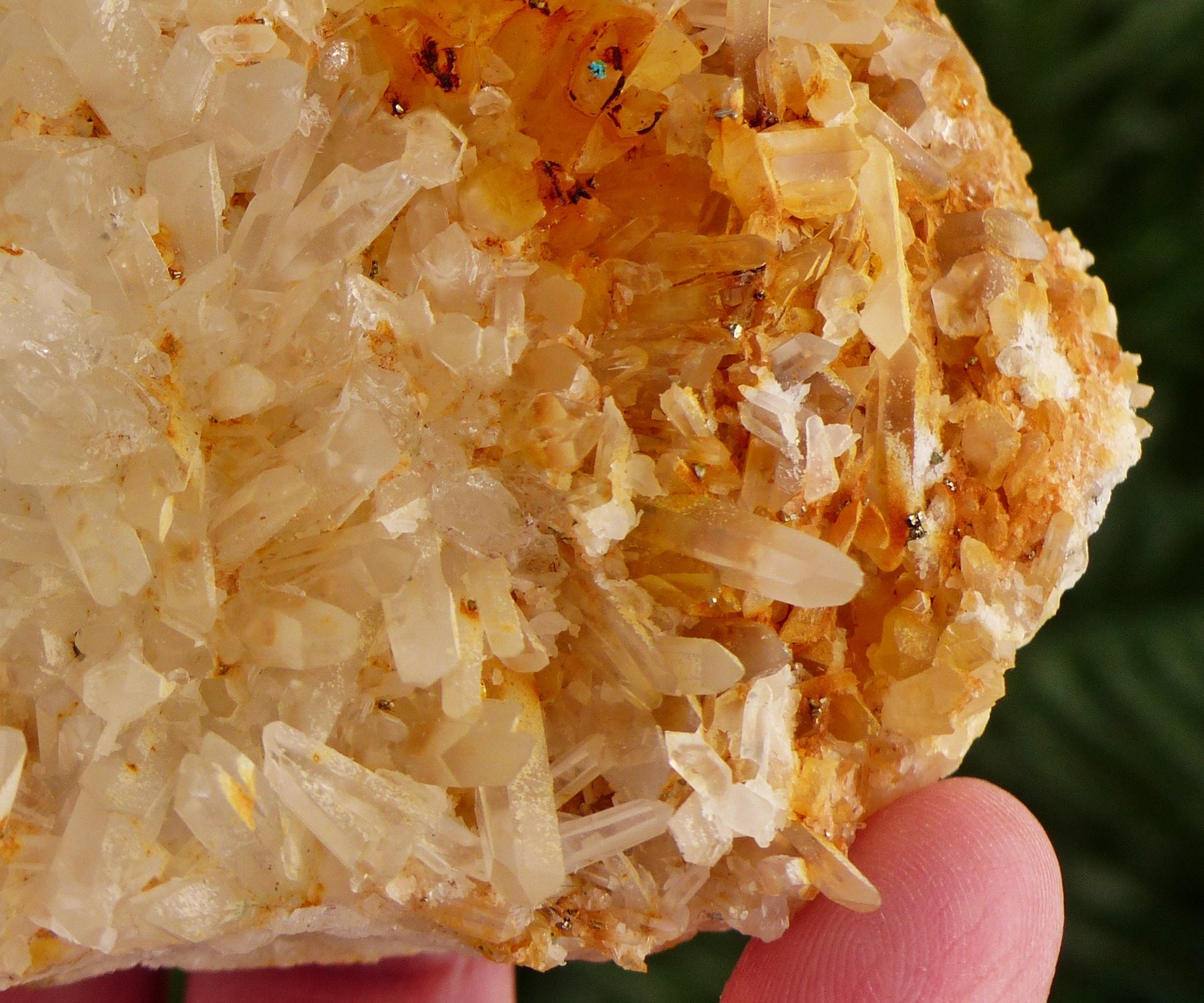 Quartz With Iron Oxide, Raw Crystal, Natural Mineral, Healing