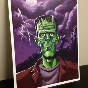 8&quot; x 10&quot; Frankenstiens&#39; Monster Print FREE SHIPPING!