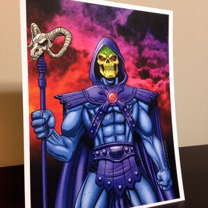 8&quot; X 10&quot; Skeletor Print (Free Shipping)