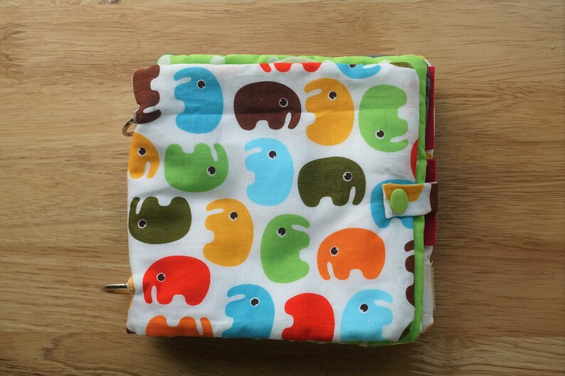 custom name add on option available Custom toddler busy quiet book felt fabric activity book choose between 5-8 pages