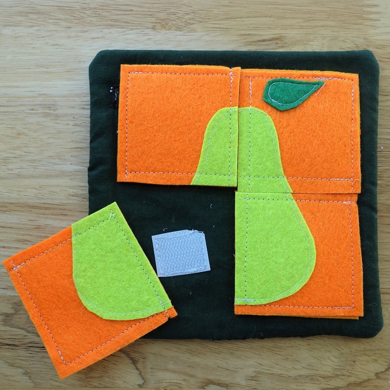 custom name add on option available Custom toddler busy quiet book felt fabric activity book choose between 5-8 pages