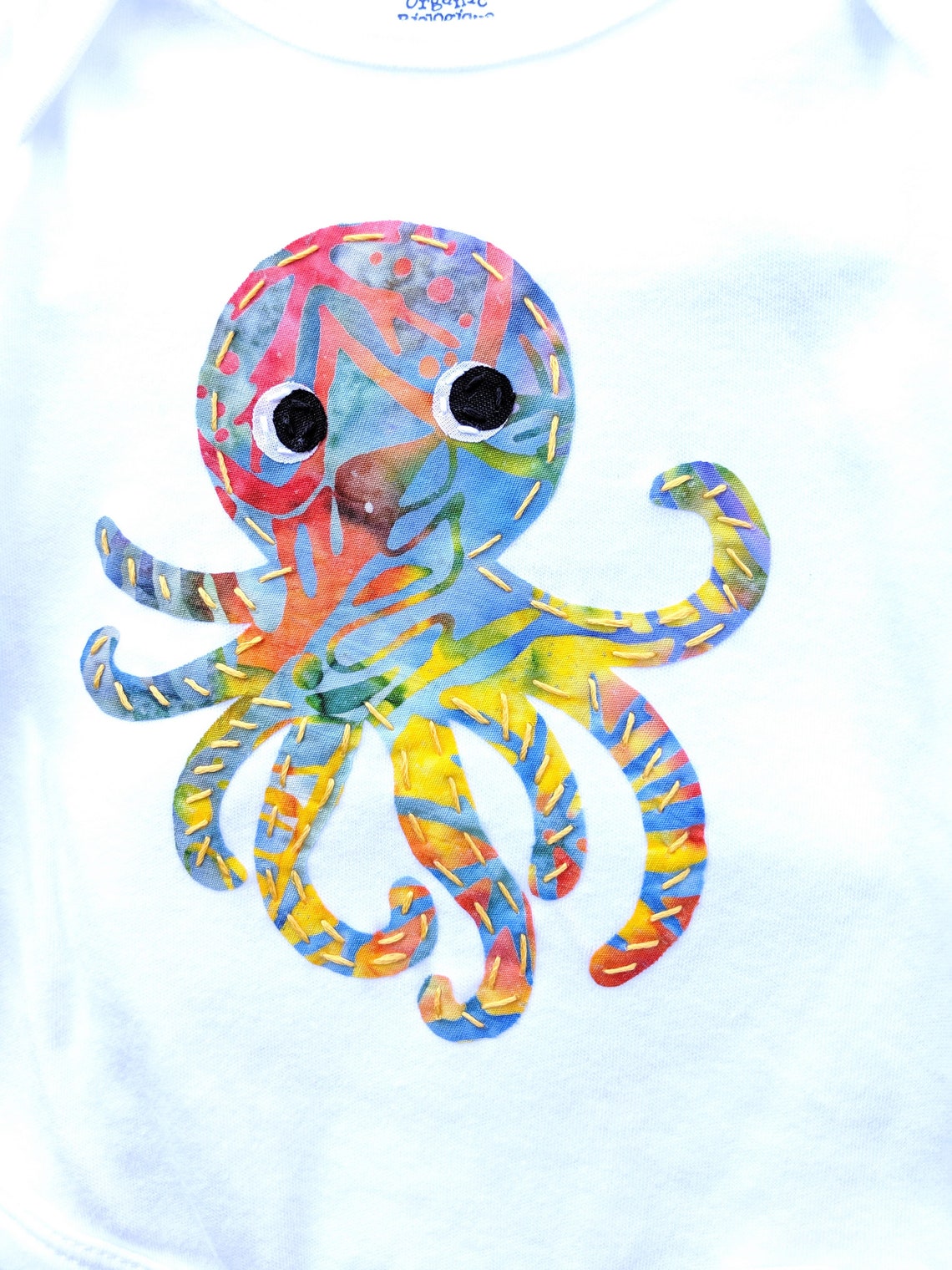 Colorful Octopus Onesie Bodysuit Baby Boy Baby Girl Unisex Baby Neutral