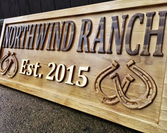 Ranch sign | Etsy