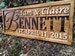 Personalized Wedding Gift Last Name Established Sign Family Name Sign Wooden Sign Custom Wood Sign Anniversary Couple Gift Personalized Sign 