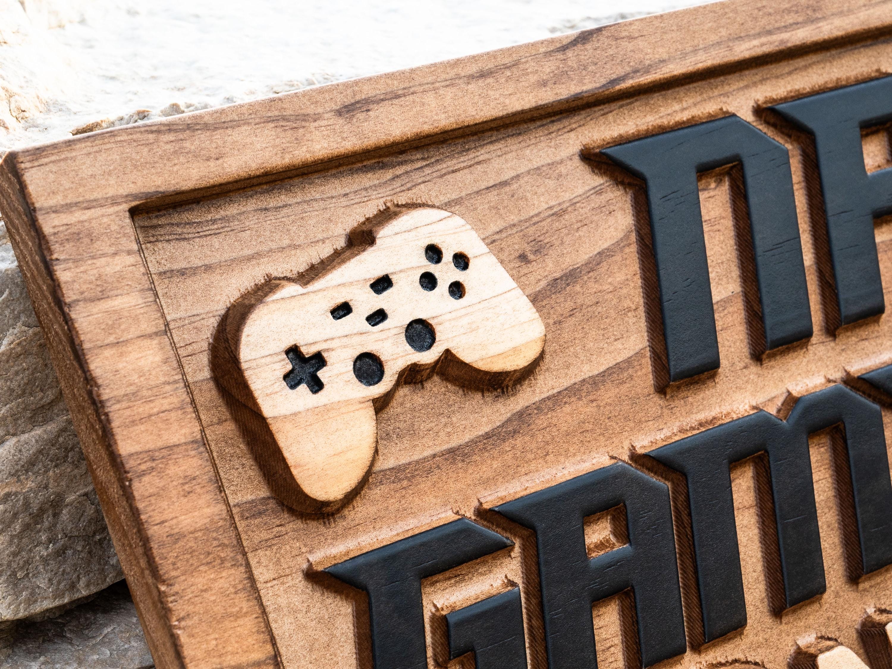 Gamer Name Sign Personalized Video Gamer Name Sign | Game Room Wall Art | PC Room ...