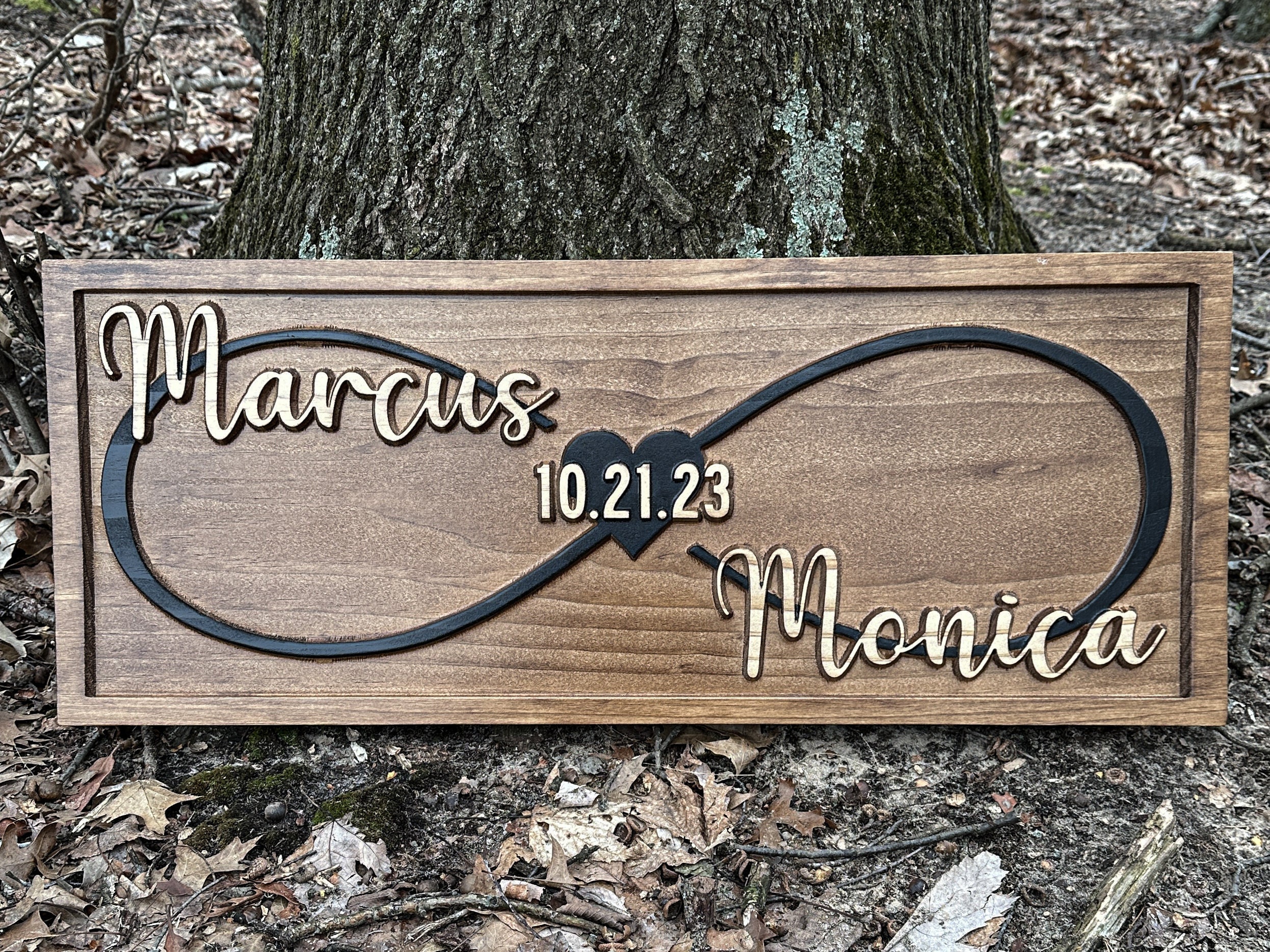 Wedding Gifts for Couples,Infinity Signs with Couple Name, Personalized  Valentine'S Day Engagement Gifts, Gifts for Newlyweds, Anniversary Wedding