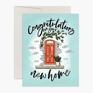 Felicitaciones por su nuevo hogar - Tarjeta de felicitación - Por Palmer Street Press