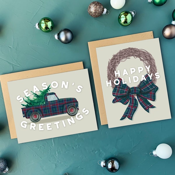 A Very Flannel Holiday Card Set