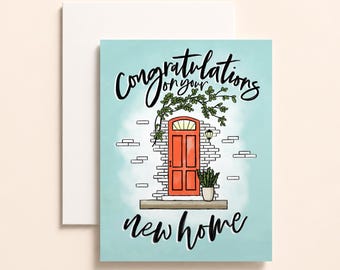 Congratulations on Your New Home Card, Housewarming Card for New Homeowners