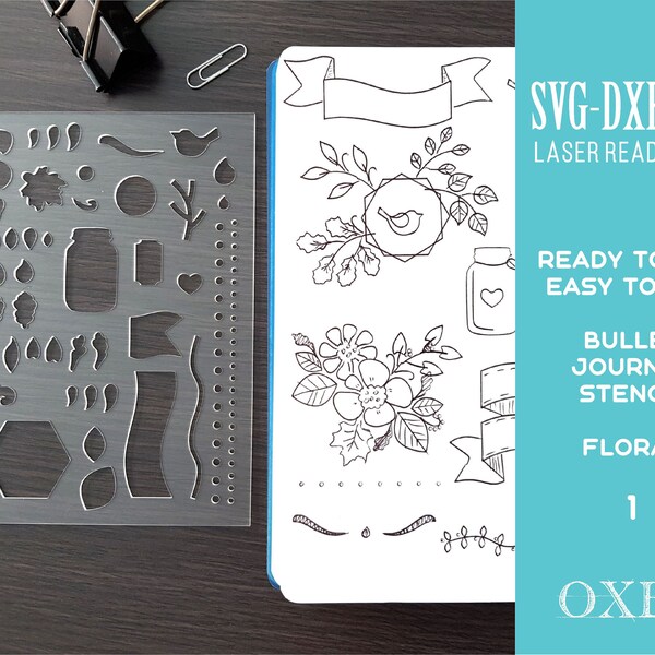 Bullet Journal Stencil - Etsy