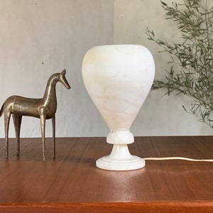 Vintage alabaster table lamp