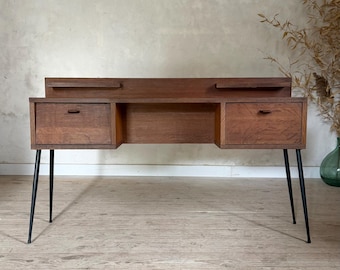 Vintage oak console table