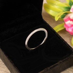 925 Sterling Silver Stackable Ring, Round Thin Band Ring, Solid Dainty Ring, Stacking Ring, Minimalist Ring, Delicate Ring, Wedding Ring