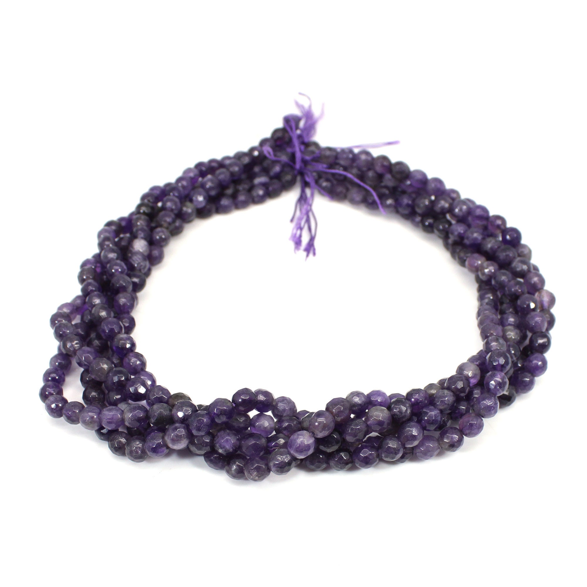 Las Mejores Ofertas En Piedras Preciosas Púrpura Talla 12 - 12.9 Mm Cuentas Para Hacer Joyas | EBay