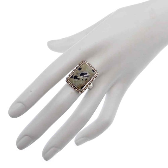 Dalmation jasper ring clearance