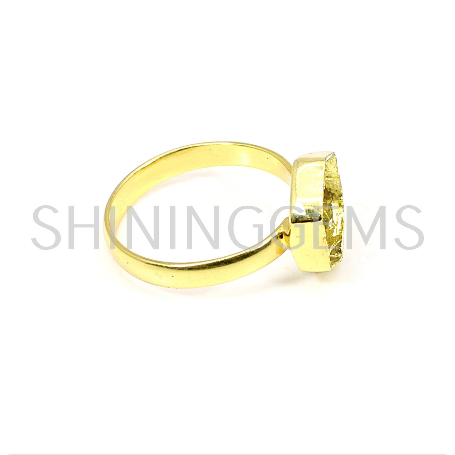925 Sterling Silver Solid Ring Collet 6 X 6 Mm to 10x 10 Mm Hexagon ...