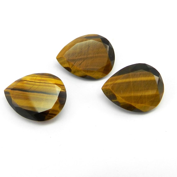 Tiger's Eye Oval Facet Earrings Tiger's Eye Oval Facet Earrings