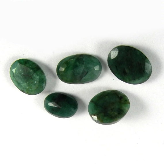 Emerald Faceted Oval Shape Cut 12x9x4.5mm Natural Loose Gemstone Brazilian Sakota Mines Emerald Genuine Rare Emerald Precious Stone