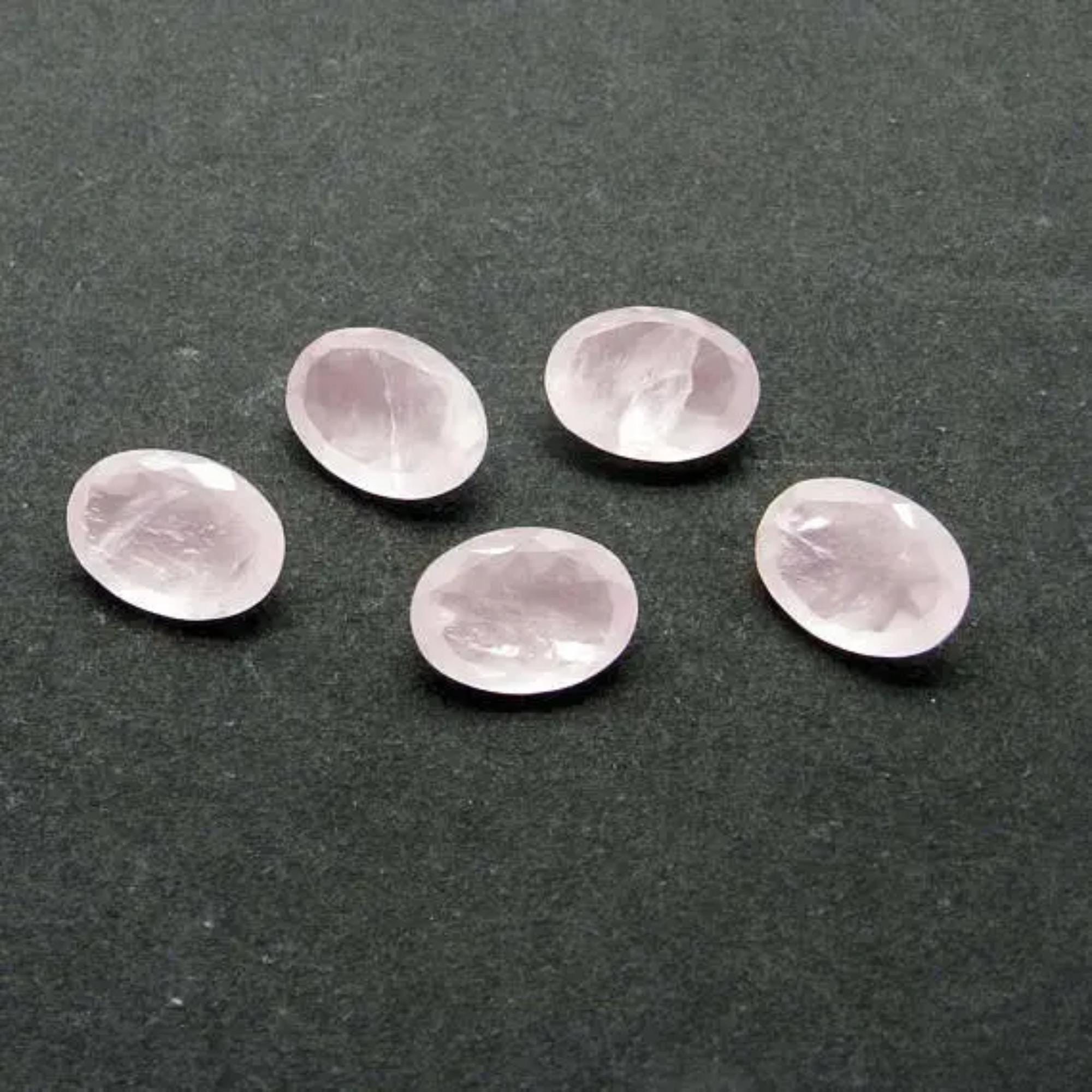 34.15 CT Naturel Rose Scolécite Ovale Cabochon Pierre Précieuse 24x45x4
