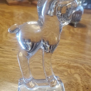 Vintage Heisey Glass Horse