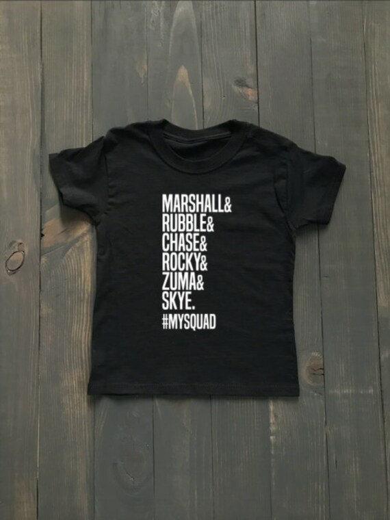 paw patrol t shirts for toddlers