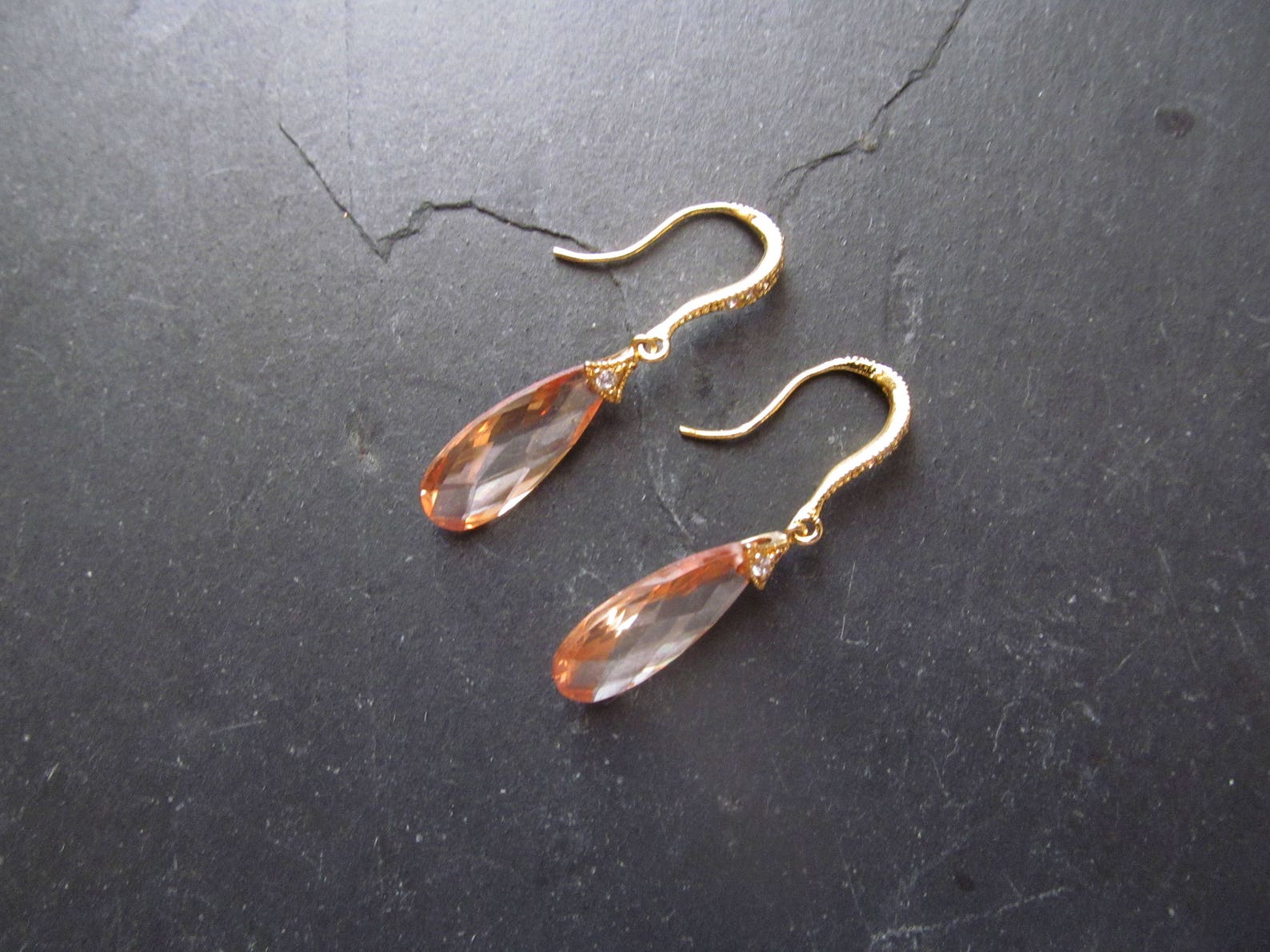 Champagne Dreams Drops Earrings main image 0