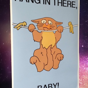 Hang in There Baby Poster - Etsy