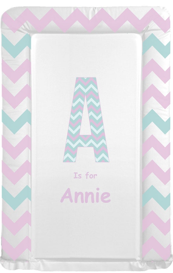 Personalised Changing Mat Alphabet With Your Own Name Etsy