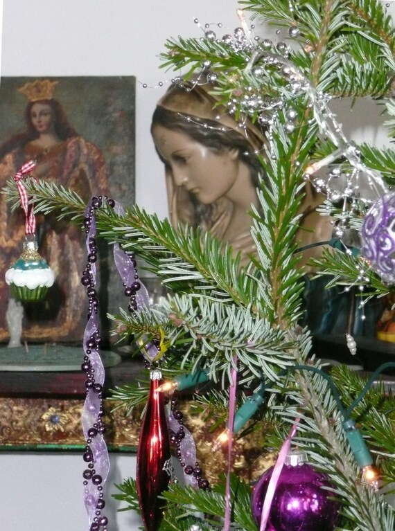Set Of 10 Religious Christmas Cards Maria With Detail Etsy