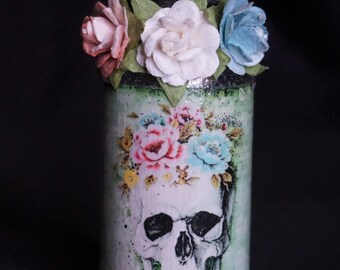 Brown LabelHalloween DecorHalloween Props Dia de los Muertos Bottle
