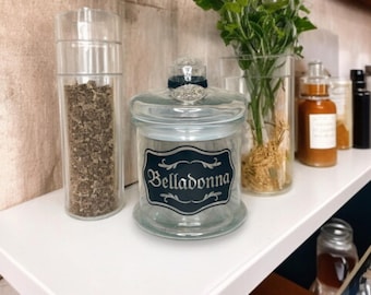 Belladonna Apothecary Jar