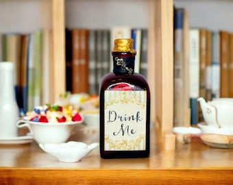 Alice in Wonderland Drink Me Potion Bottle