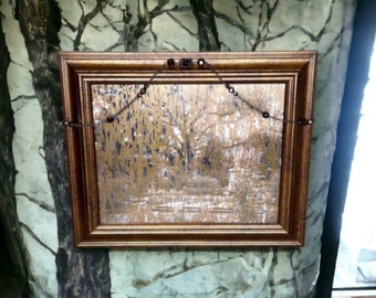 Antiqued Graveyard Framed Photograph