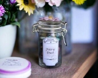 Fairy Dust Potion Bottle with Light Purple Flower