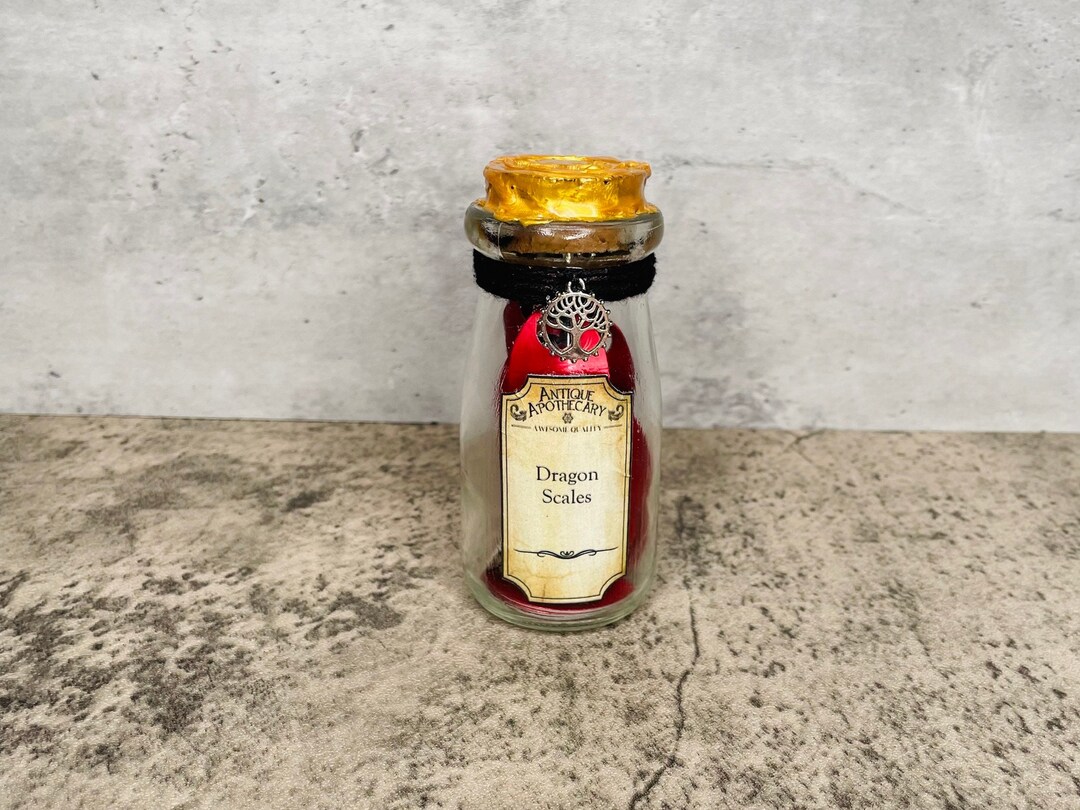 Dragon Scales Potion Bottle Etsy