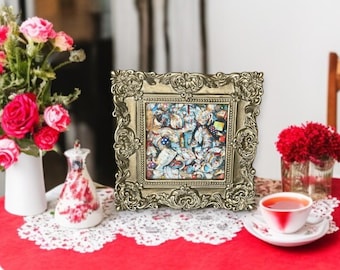 Alice in Wonderland Print with Gold Frame