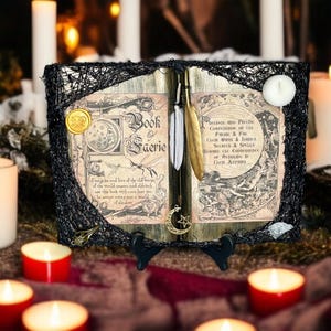 Book of Faerie Open Spell Book