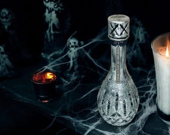 Black and Silver Potion Bottle #3