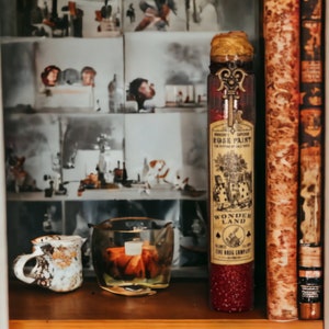 Alice in Wonderland Roses Test Tube Potion Bottle