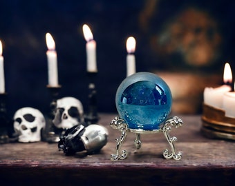 Blue Crystal Ball Decoration