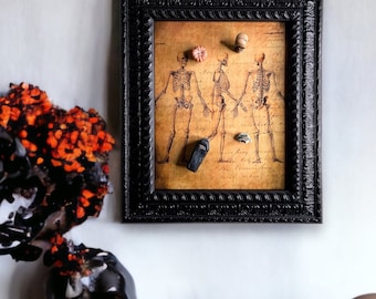 Gothic Skeleton Magnet Board