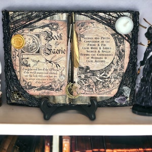 Book of Magic Opened: Magical Fantasy Inspired Cross-stitch