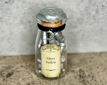 Silver Bullets Potion Bottle