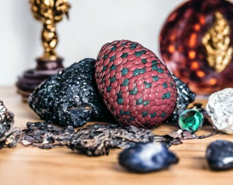 Pink and Teal Dragon Egg Collectible