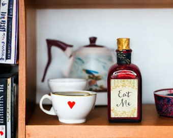 Alice in Wonderland Eat Me Potion Bottle