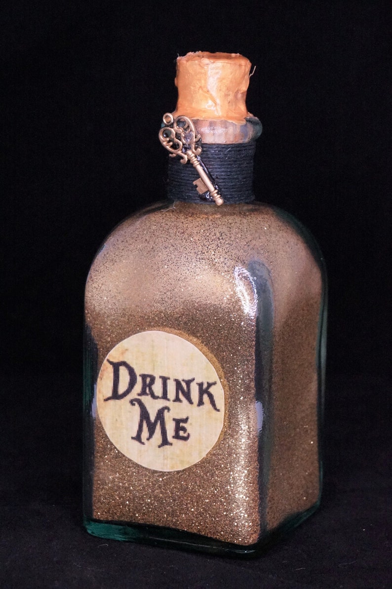 Alice in Wonderland Drink Me Potion Bottle//Fairytale Etsy