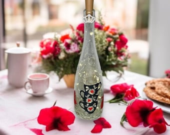Alice in Wonderland Wine Bottle