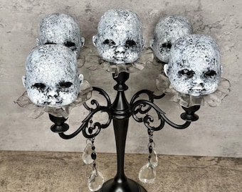 Dollhead Candelabra Centerpiece