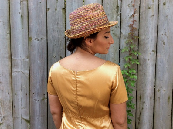 1960's Knee Length Gold Satin Shift Dress / 60s Short Sleeve, Empire Waist, Cocktail Dress / Vintage Golden Summer, Evening, Party Dress - Etsy 1960's Knee Length Gold Satin Shift Dress / 60s Short Sleeve, Empire Waist, Cocktail Dress / Vintage Golden Summer, Evening, Party Dress - Etsy