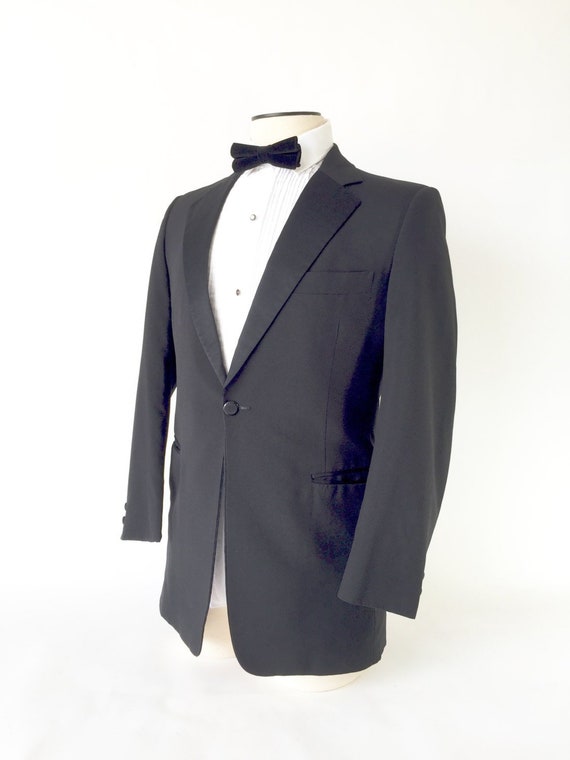 Vintage Tuxedo Jacket / Vintage Tux Jacket / 1960s